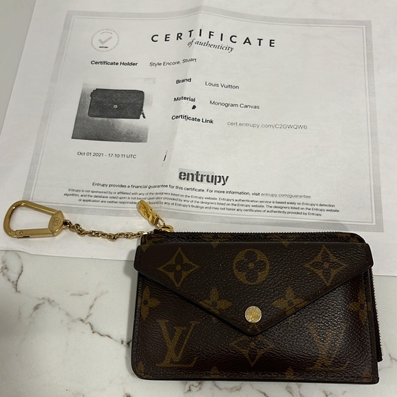 Louis Vuitton Recto Verso Monogram Wallet / Card /Key chain - Picture 4 of 11